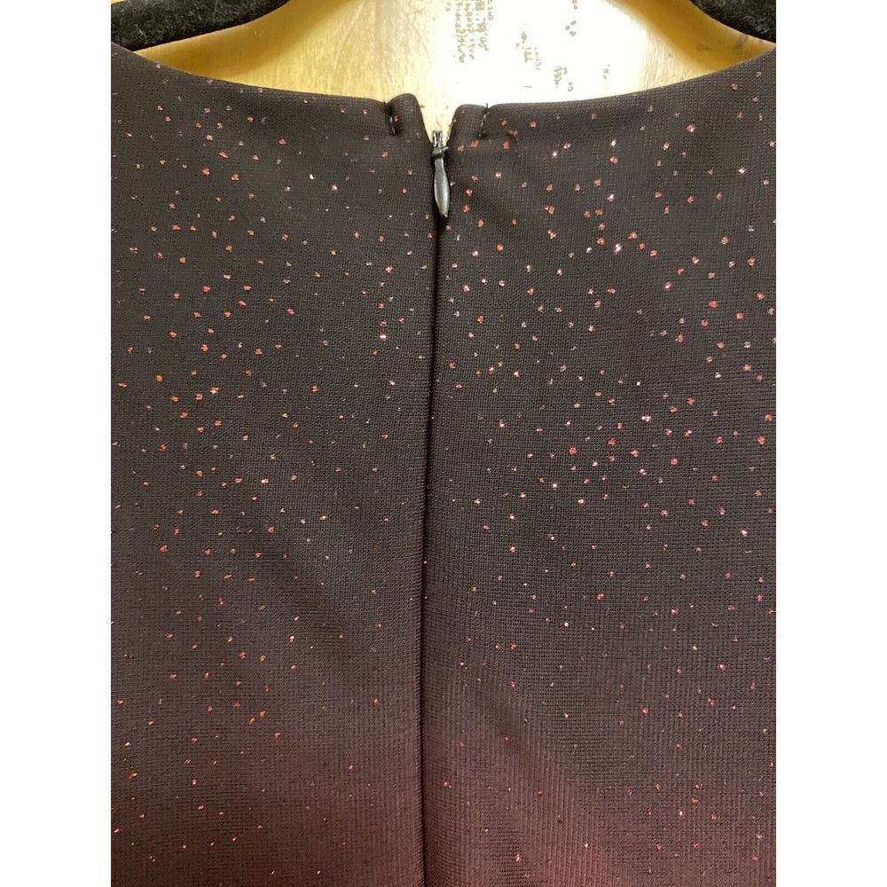 Venus Women’s Sheer overlay Jumpsuit red sparkly and black Size S - Picture 8 of 10